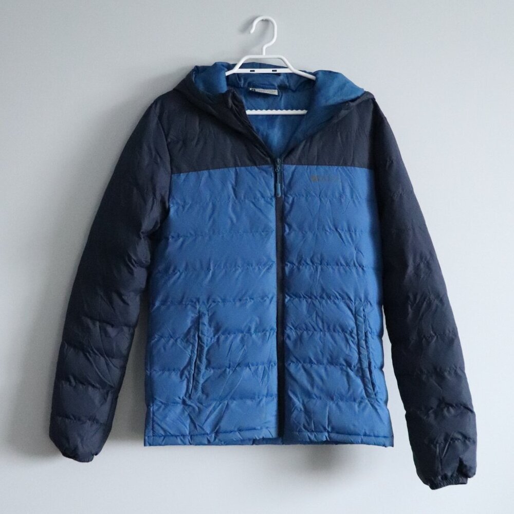 Mountain Warehouse Men's Sz S Blue Seasons Padded‎ Hooded Winter Lined Jacket